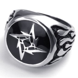 Modieuze Patronen, Kleurglans, Stabiele Kwaliteit, Titanium Ring