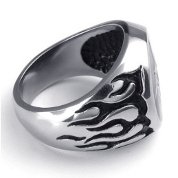 Modieuze Patronen, Kleurglans, Stabiele Kwaliteit, Titanium Ring
