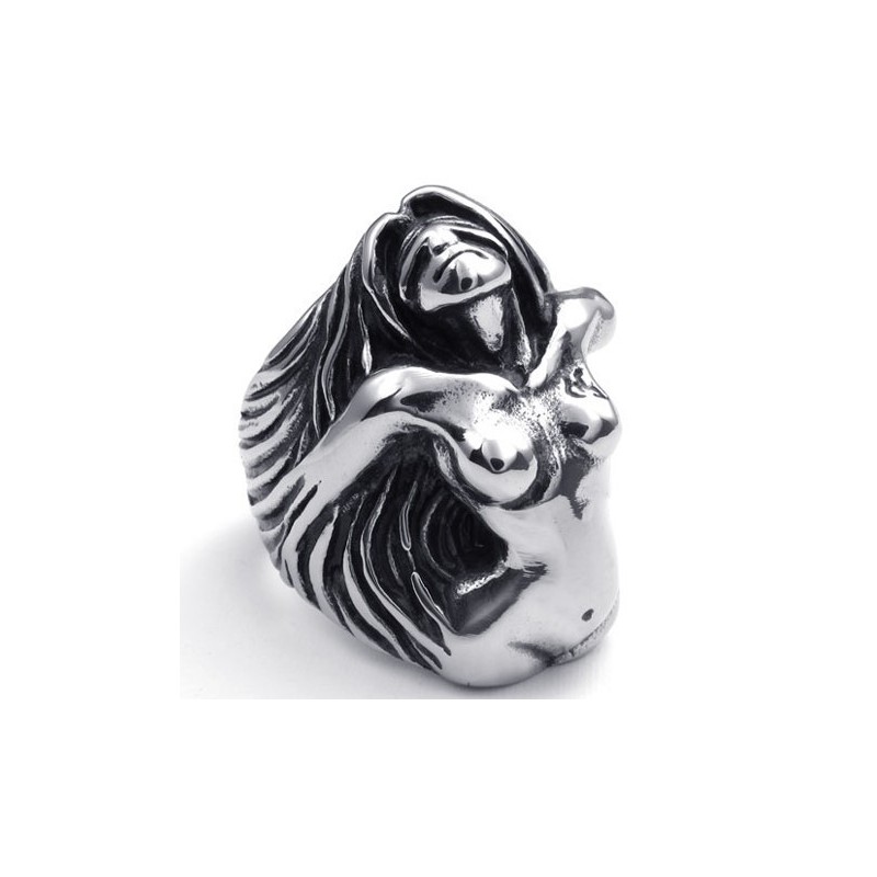 Aantrekkelijk Ontwerp, Delicate Kleuren, Hoogwaardige Titanium Ring Aantrekkelijk Ontwerp, Delicate Kleuren, Hoogwaardige Titanium Ring