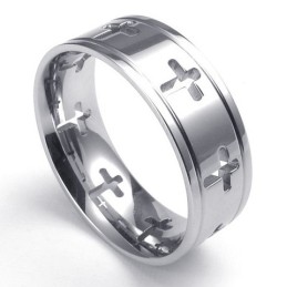 Prachtig Ontwerp, Kleurbriljantie, Uitstekende Kwaliteit Titanium Ring