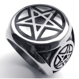 Fijn Bewerkte Kleurbriljantie Betrouwbare Kwaliteit Titanium Ring