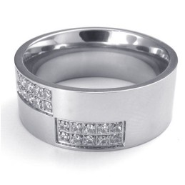 Weelderig In Ontwerp, Kleurbriljantie, Betrouwbare Kwaliteit Titanium Ring