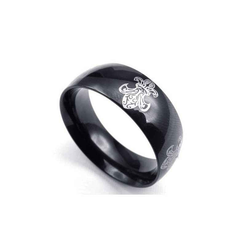 Prachtig Ontwerp, Delicate Kleuren, Uitstekende Kwaliteit Titanium Ring