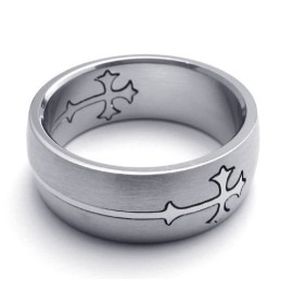 Deft Design Kleur Briljantie Hoge Kwaliteit Titanium Ring
