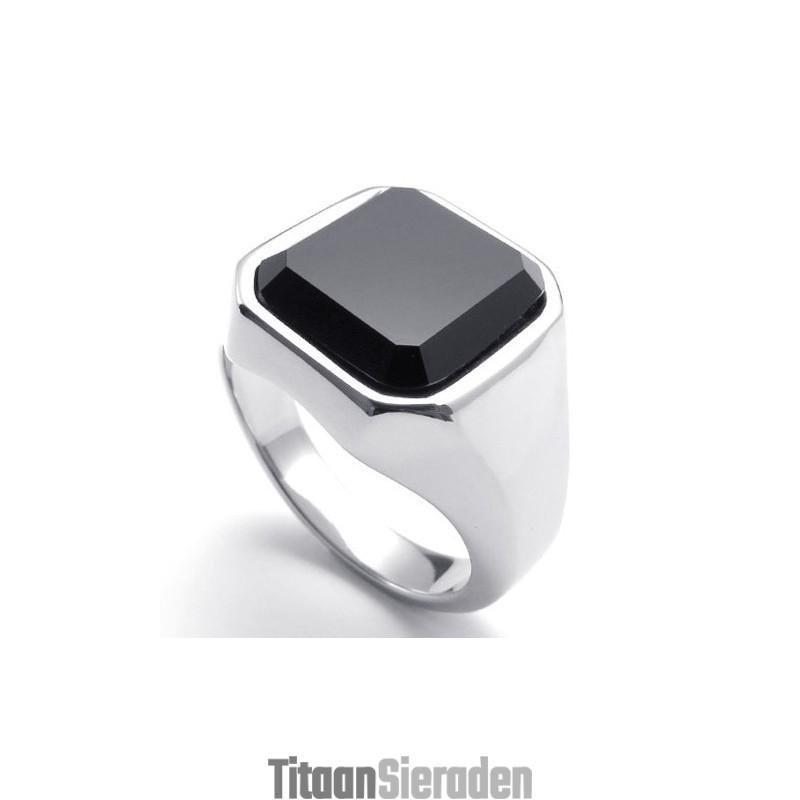 Fijn Bewerkte Kleurbriljantie, Uitstekende Kwaliteit Titanium Ring