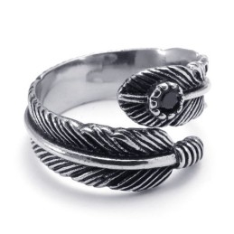 Prachtig Ontwerp, Delicate Kleuren, Superieure Kwaliteit Titanium Ring