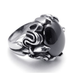 Weelderig Ontwerp, Delicate Kleuren, Uitstekende Kwaliteit Titanium Ring