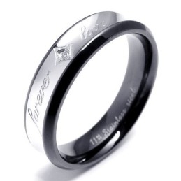 Elegante Vorm, Kleur, Briljantie, Duurzaam In Gebruik, Titanium Ring