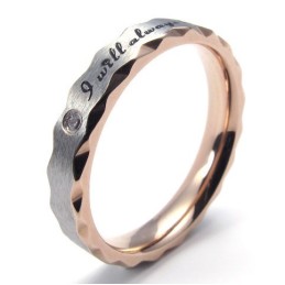 Elegante Vorm, Kleur, Briljantie, Betrouwbare Reputatie, Titanium Ring