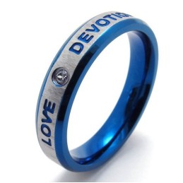 Elegante Vorm, Prachtige Kleuren, Superieure Kwaliteit Titanium Ring