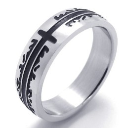 Modieuze Patronen, Kleurbriljantie, Betrouwbare Kwaliteit Titanium Ring