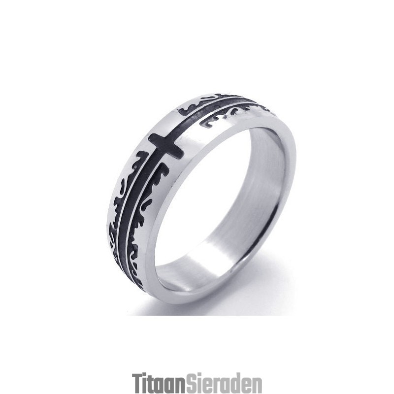 Modieuze Patronen, Kleurbriljantie, Betrouwbare Kwaliteit Titanium Ring Modieuze Patronen, Kleurbriljantie, Betrouwbare Kwaliteit Titanium Ring