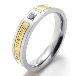 Behendig Ontwerp, Prachtige Kleuren, Superieure Kwaliteit Titanium Ring