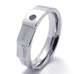 Elegante Vorm, Kleur, Briljantie, Duurzaam In Gebruik, Titanium Ring