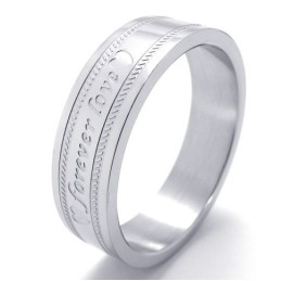 Elegante Vorm, Kleur En Briljantie Om Te Genieten Van Een Hoge Reputatie In Binnen- En Buitenland. Titanium Ring