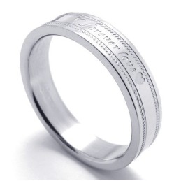 Elegante Vorm, Kleur En Briljantie Om Te Genieten Van Een Hoge Reputatie In Binnen- En Buitenland. Titanium Ring