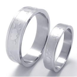 Fijn Bewerkte Kleurbriljantie Om Te Genieten Van Een Hoge Reputatie In Binnen- En Buitenland Titanium Ring