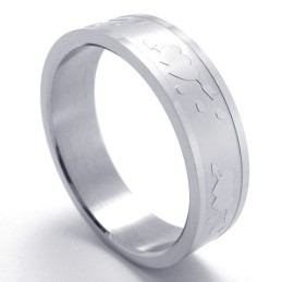 Vakkundige Productie Kleurbriljantie Om Warme Lof Van Klanten Te Winnen Titanium Ring