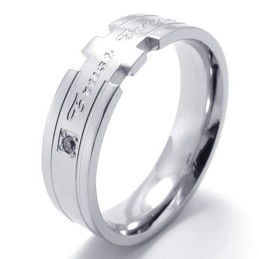 Elegante Vorm, Kleur, Briljantie. Wereldwijd Goed Verkocht. Titanium Ring.