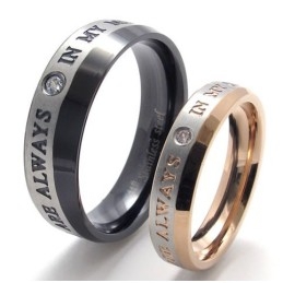 Deft Design Kleur Briljantie De Koning Van Kwaliteit Titanium Ring