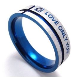 Prachtig Ontwerp, Mooie Kleuren, Stabiele Kwaliteit Titanium Ring