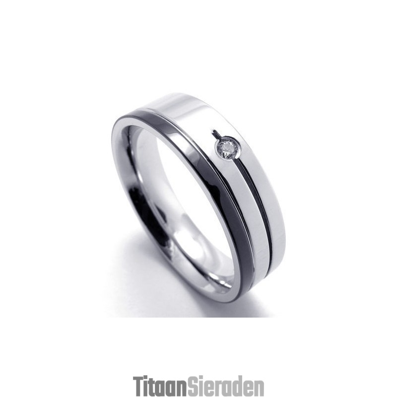 Fijn Bewerkte Kleurbriljantie, Bekend Om Zijn Fijne Kwaliteit Titanium Ring