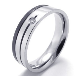 Fijn Bewerkte Kleurbriljantie, Bekend Om Zijn Fijne Kwaliteit Titanium Ring