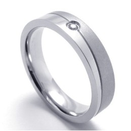 Rationele Constructie Kleur Briljantie Verkoopt Goed Over De Hele Wereld Titanium Ring