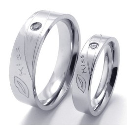 Modieuze Patronen, Kleurbriljantie, Superieure Kwaliteit Titanium Ring