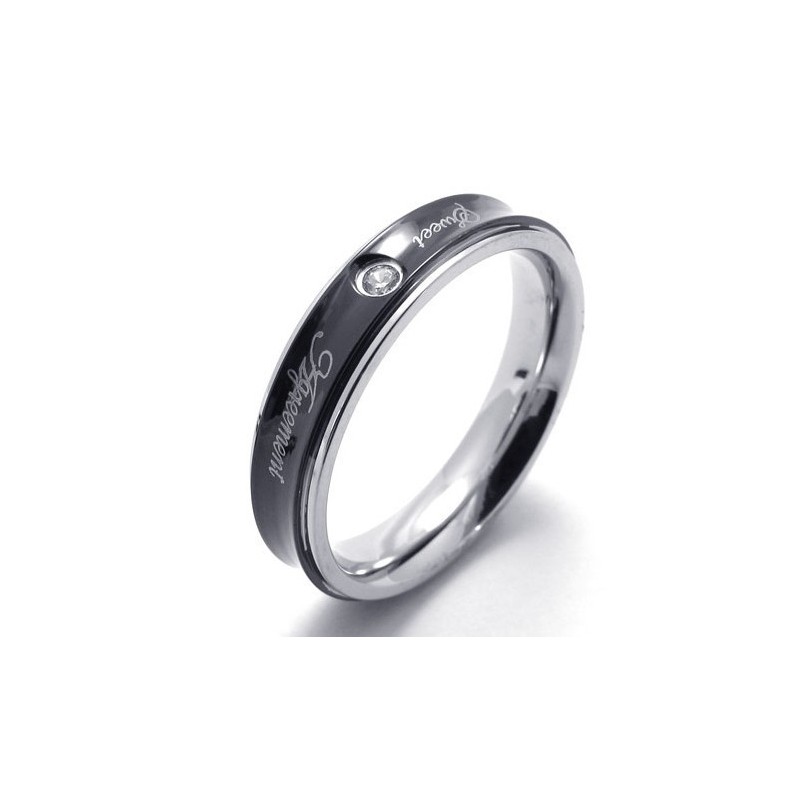 Deft Design Kleur Briljantie Hoge Kwaliteit Titanium Ring Deft Design Kleur Briljantie Hoge Kwaliteit Titanium Ring