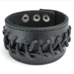 Vakkundige Vervaardiging Delicate Kleuren Betrouwbare Kwaliteit Titanium Leren Armband