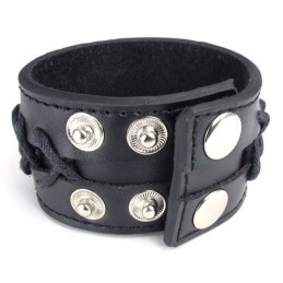 Vakkundige Vervaardiging Delicate Kleuren Betrouwbare Kwaliteit Titanium Leren Armband