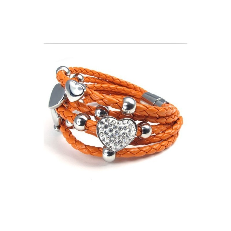 Prachtig Ontwerp, Mooie Kleuren, Betrouwbare Kwaliteit, Roestvrijstalen Leren Armband Prachtig Ontwerp, Mooie Kleuren, Betrouwbare Kwaliteit, Roestvrijstalen Leren Armband