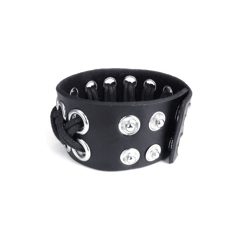 Vakkundige Vervaardiging Delicate Kleuren Betrouwbare Kwaliteit Titanium Leren Armband