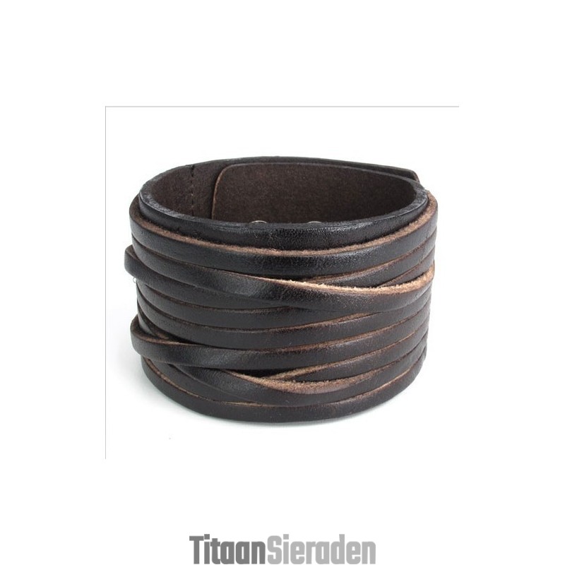 Vakkundige Vervaardiging Delicate Kleuren Betrouwbare Kwaliteit Titanium Leren Armband Vakkundige Vervaardiging Delicate Kleuren Betrouwbare Kwaliteit Titanium Leren Armband