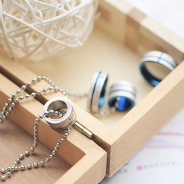Love Only You Sweetheart Rings Cirkel Titanium Ketting Hanger