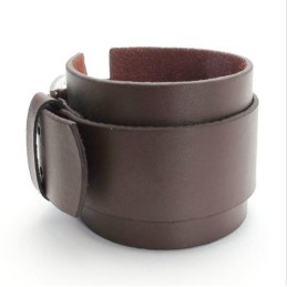Vakkundige Vervaardiging Delicate Kleuren Betrouwbare Kwaliteit Titanium Leren Armband