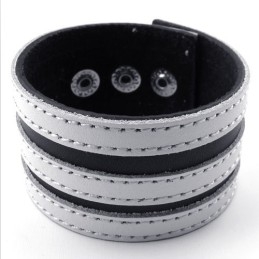Vakkundige Vervaardiging Delicate Kleuren Betrouwbare Kwaliteit Titanium Leren Armband