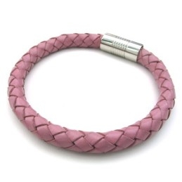 Deft Design Delicate Kleuren Uitstekende Kwaliteit Titanium Leren Bangle