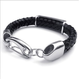 Behendig Ontwerp, Delicate Kleuren, Betrouwbare Kwaliteit Titanium Leren Armband
