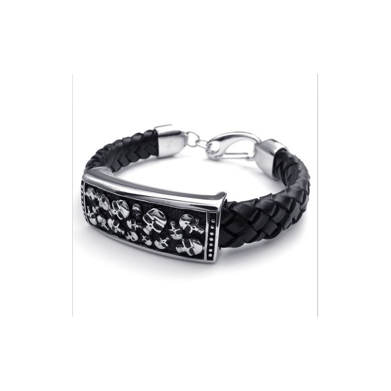 Behendig Ontwerp, Delicate Kleuren, Betrouwbare Kwaliteit Titanium Leren Armband Behendig Ontwerp, Delicate Kleuren, Betrouwbare Kwaliteit Titanium Leren Armband