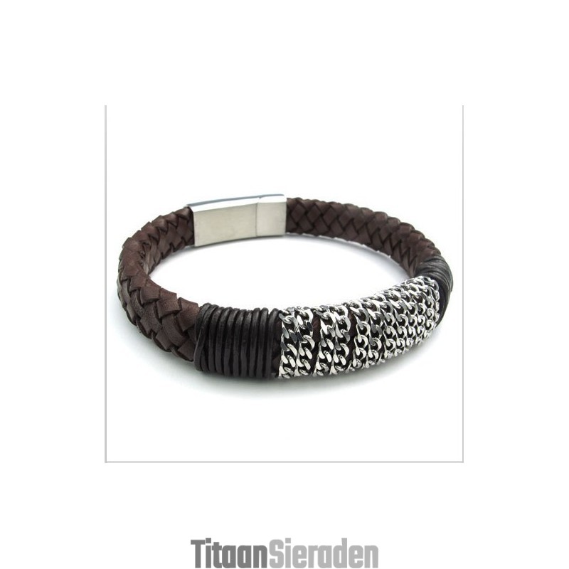 Behendig Ontwerp, Delicate Kleuren, Betrouwbare Kwaliteit Titanium Leren Armband Behendig Ontwerp, Delicate Kleuren, Betrouwbare Kwaliteit Titanium Leren Armband