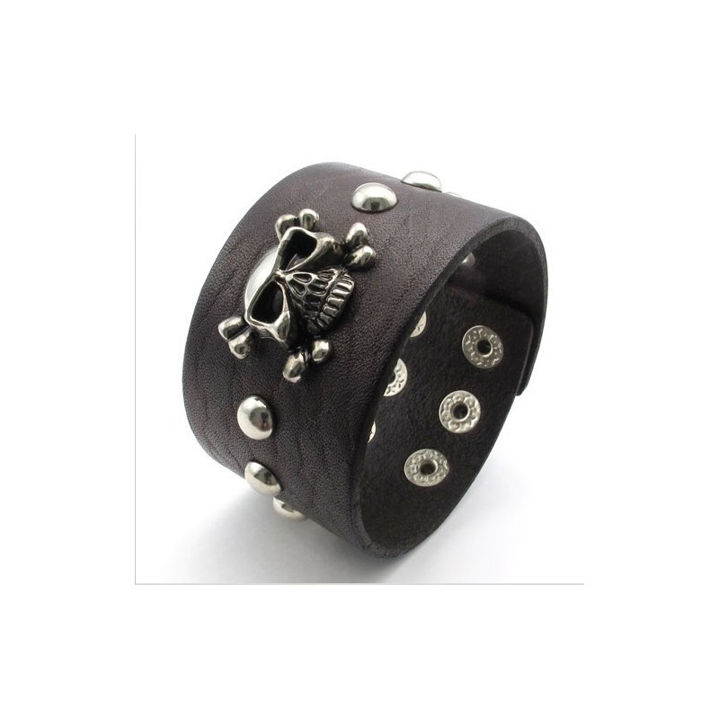 Vakkundige Vervaardiging Delicate Kleuren Betrouwbare Kwaliteit Titanium Leren Armband