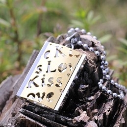 Kus Liefde Cadeaus Voor Je Vriendje Titanium Ketting Hanger
