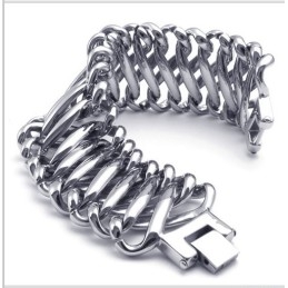 Elegante Vorm, Kleur, Briljantie, Betrouwbare Kwaliteit Titanium Armband