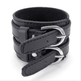 Vakkundige Vervaardiging Delicate Kleuren Betrouwbare Kwaliteit Titanium Leren Armband