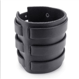 Vakkundige Vervaardiging Delicate Kleuren Betrouwbare Kwaliteit Titanium Leren Armband