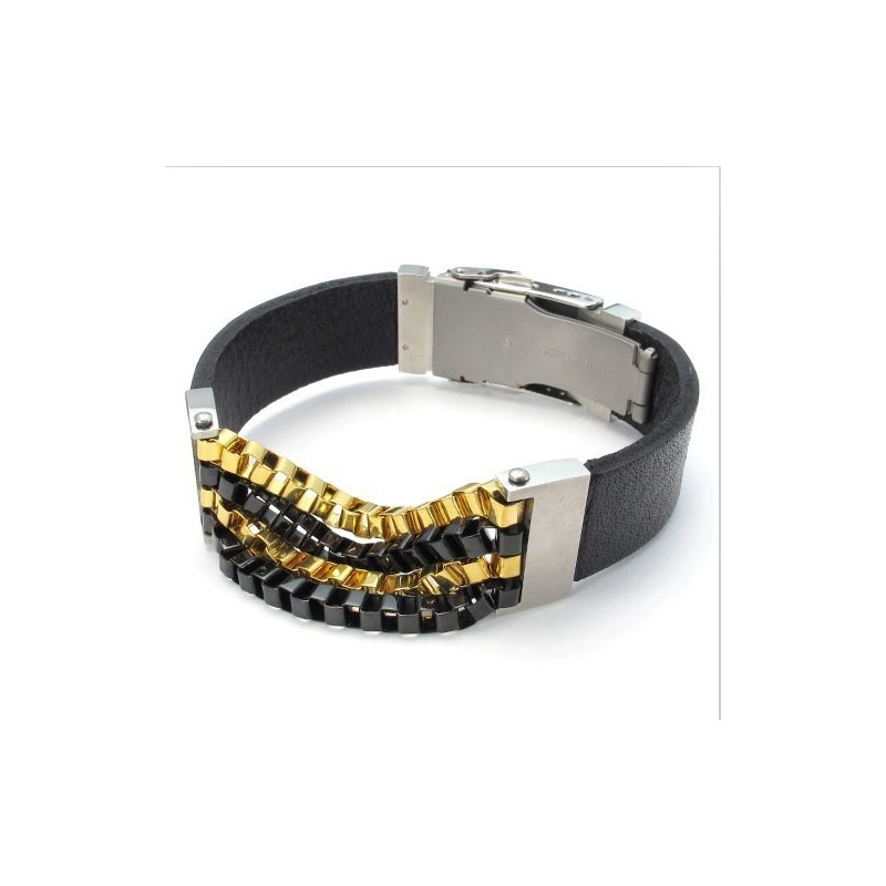 Aantrekkelijk Ontwerp, Prachtige Kleuren, Uitstekende Kwaliteit Titanium Leren Armband Aantrekkelijk Ontwerp, Prachtige Kleuren, Uitstekende Kwaliteit Titanium Leren Armband