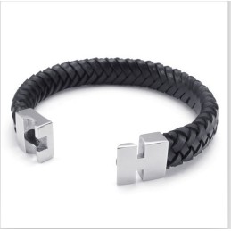 Behendig Ontwerp, Delicate Kleuren, Stabiele Kwaliteit Titanium Leren Armband