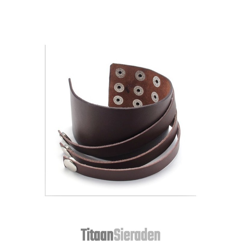 Vakkundige Vervaardiging Delicate Kleuren Betrouwbare Kwaliteit Titanium Leren Armband Vakkundige Vervaardiging Delicate Kleuren Betrouwbare Kwaliteit Titanium Leren Armband